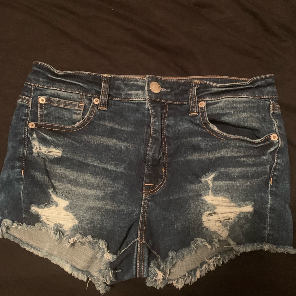 American Eagle distressed shorts